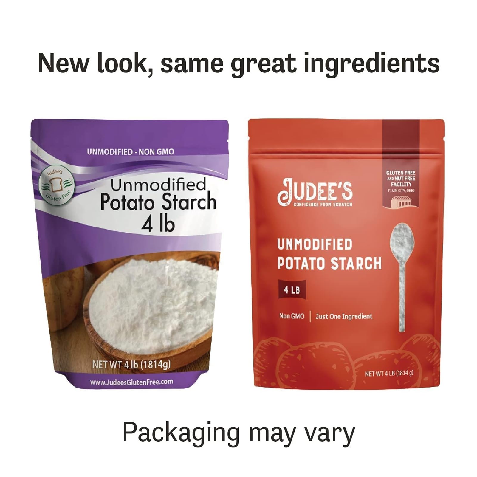 Judee's Gluten Free bol con almidón listo para espesar salsas sin sabor añadido