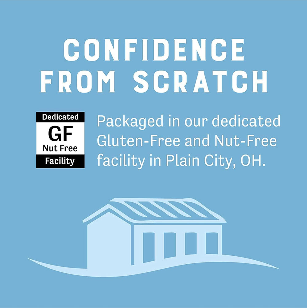 Judee's Gluten Free comparación de porción para dosificación precisa