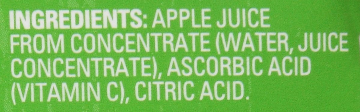 Juicy Juice caja abierta con pajita en acción, práctico para niños