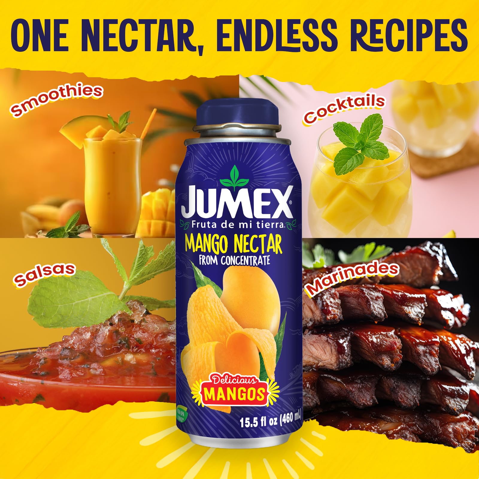 Jumex uso en cocina como glaseado o ingrediente versátil
