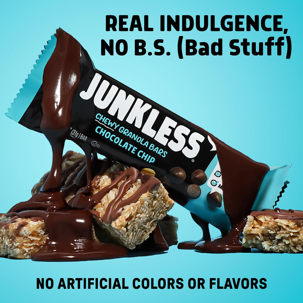 Junkless tabla de ingredientes reales subrayando simplicidad y transparencia