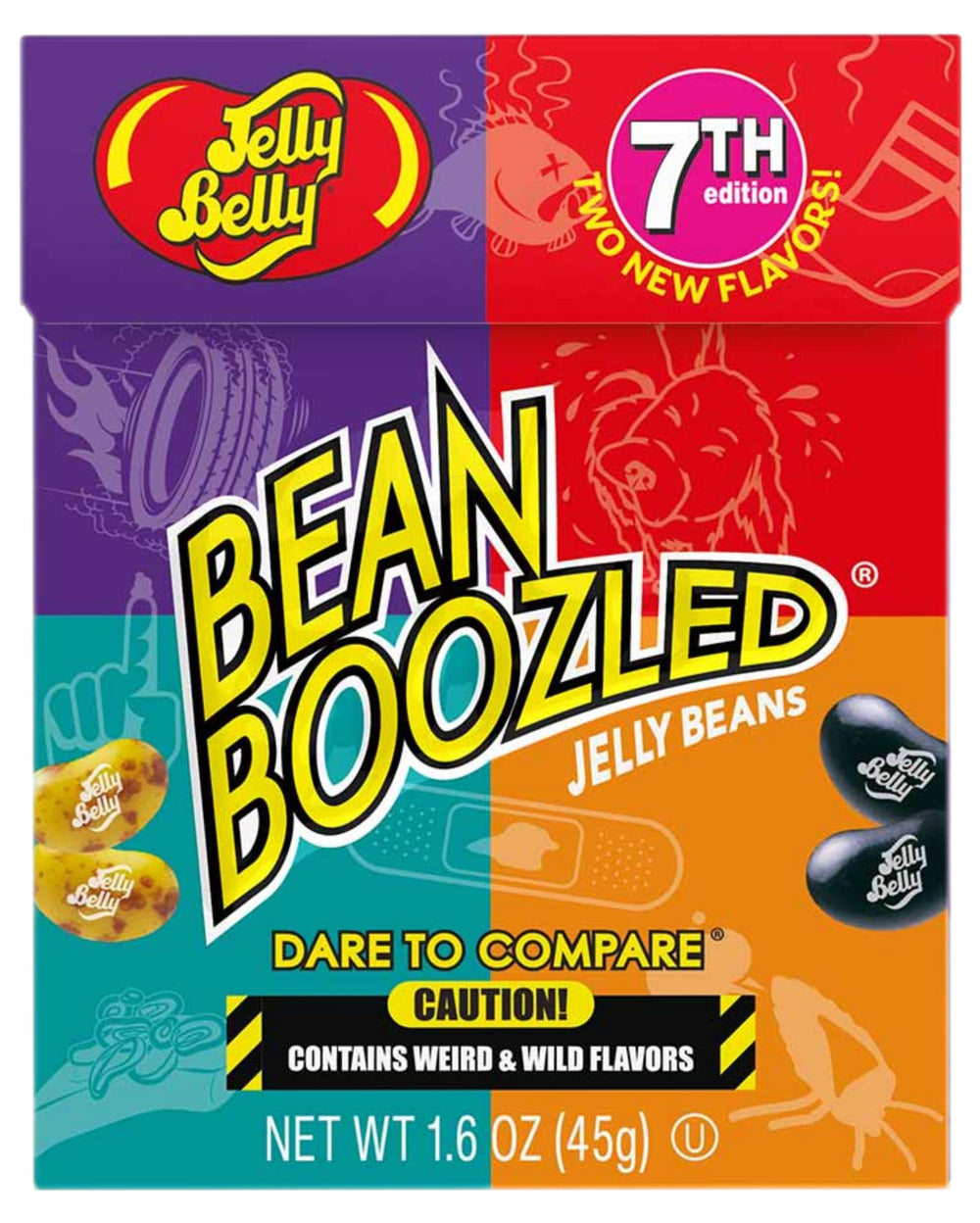 Just Grown Jelly Belly clave de sabores en la parte trasera que ayuda a identificar pares