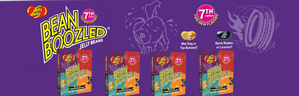 Just Grown Jelly Belly una caja en mano para comparar escala y portabilidad