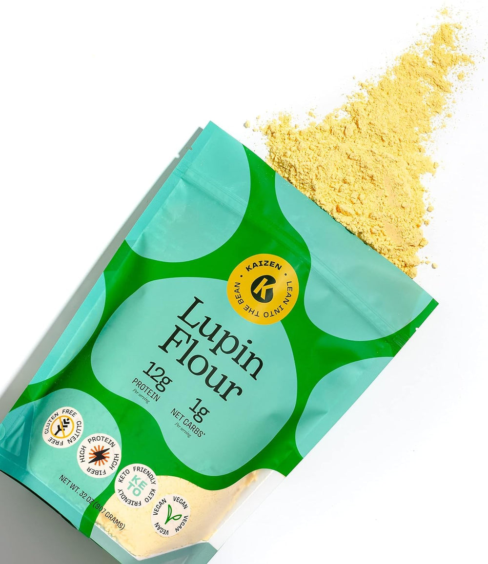 Kaizen producto en cocina con utensilios, inspira recetas keto y sin gluten