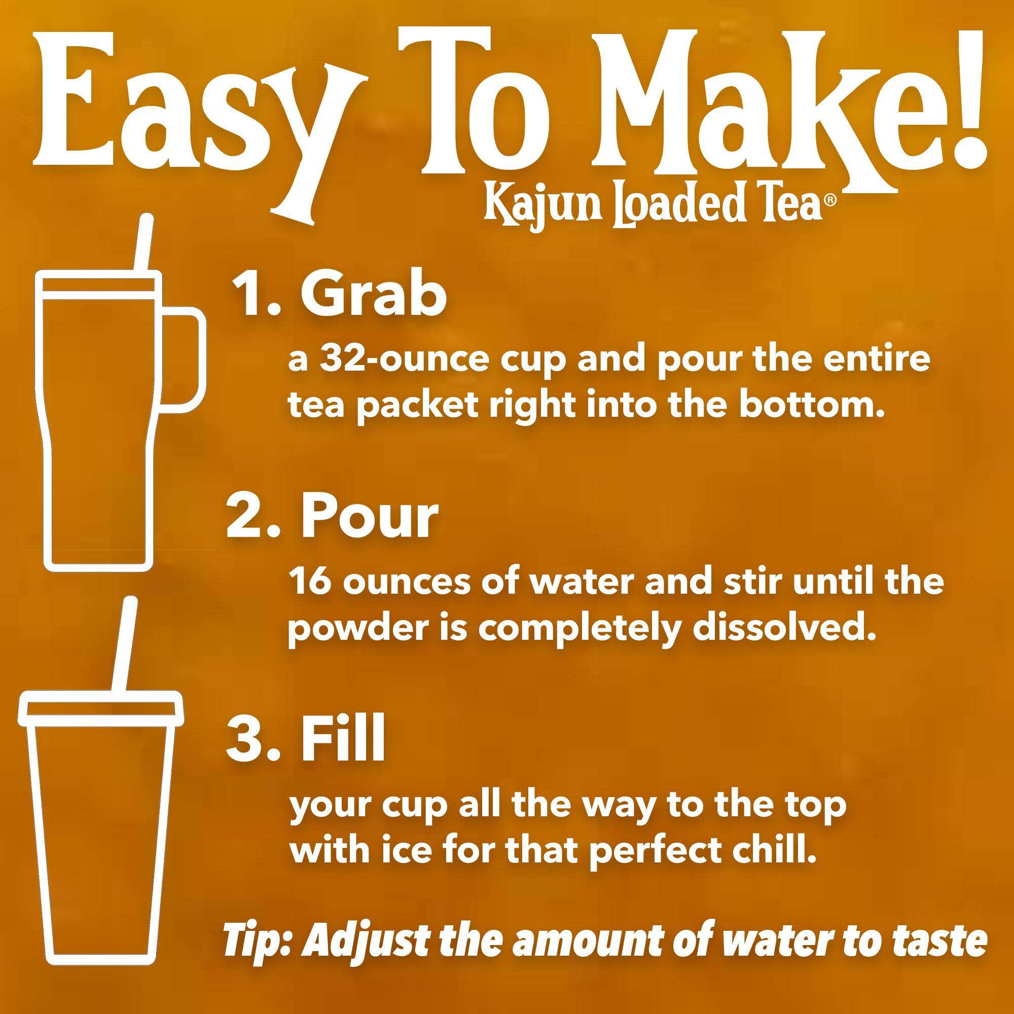 KaJun LOADED TEA detalle de ingredientes y vitaminas para hidratación funcional