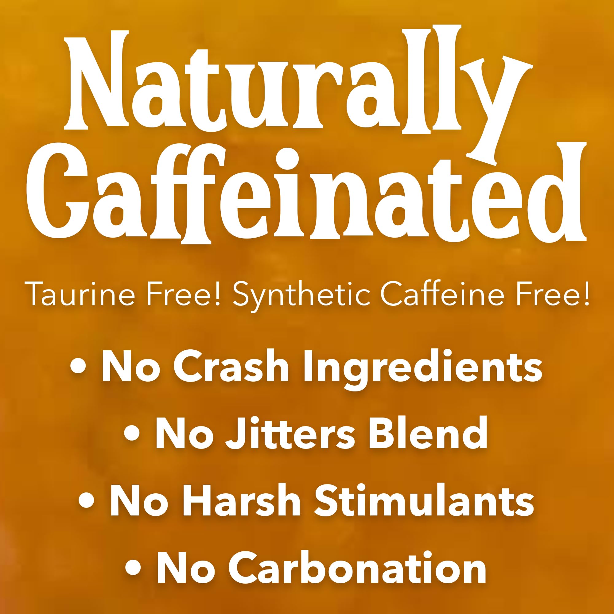 KaJun LOADED TEA etiqueta nutricional ampliada indicando cafeína y cero calorías