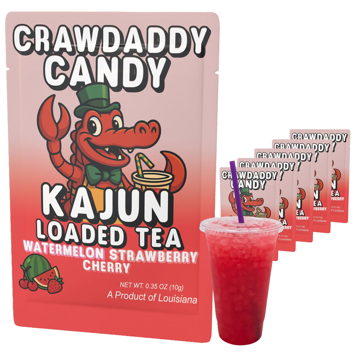 KaJun LOADED TEA frente del empaque mostrando diseño y sabor
