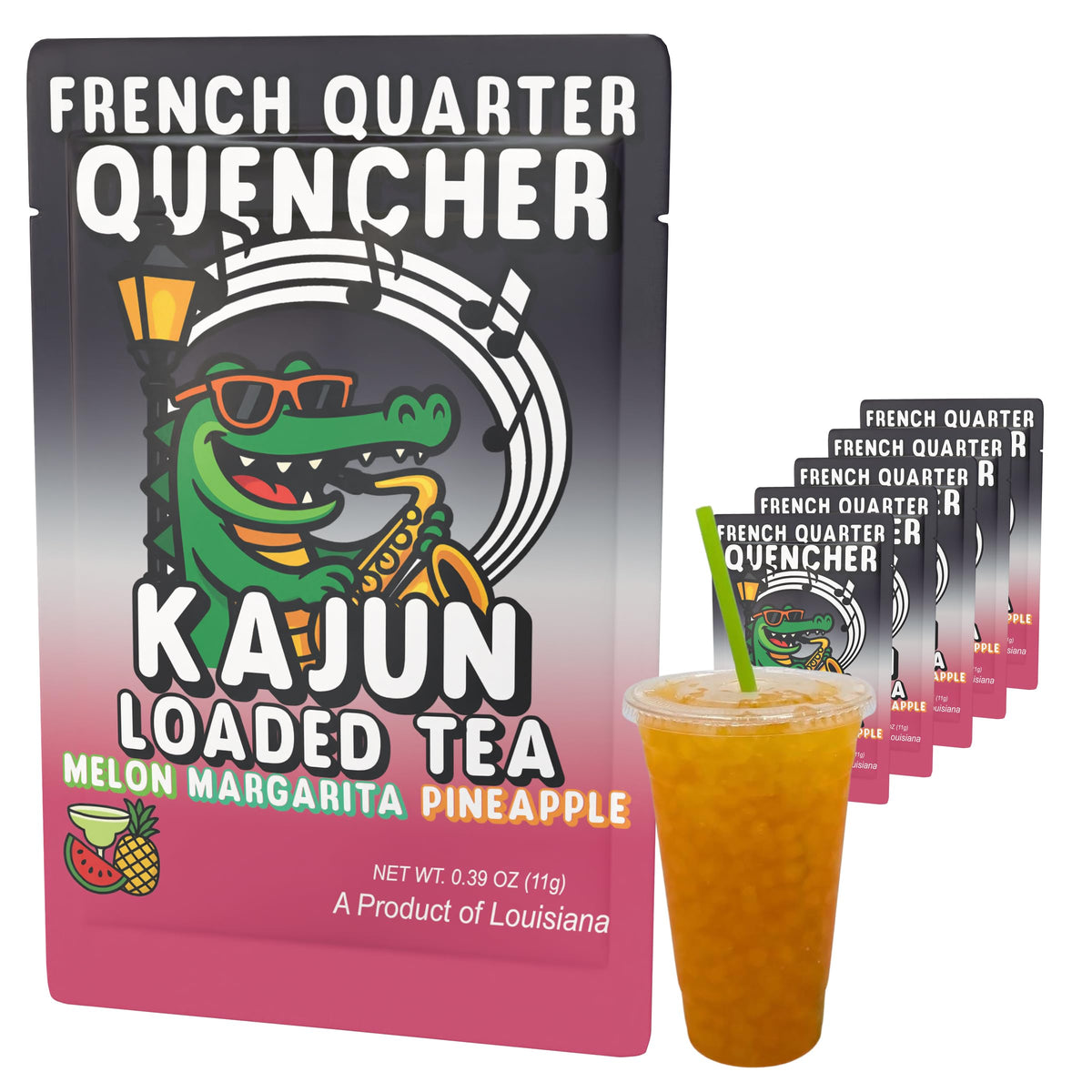 KaJun LOADED TEA frente del empaque mostrando diseño y conveniencia