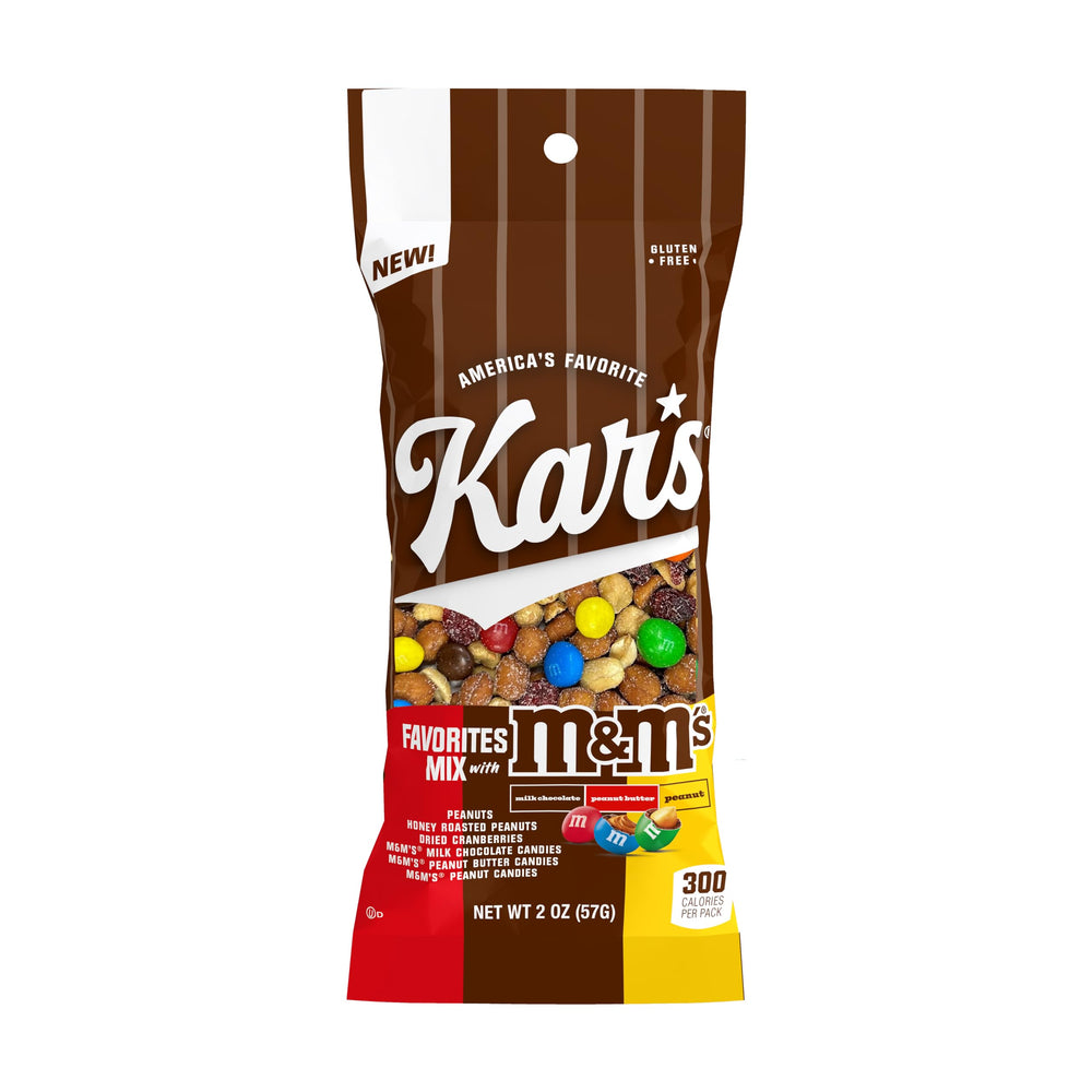 Kar’s paquete frontal mostrando mezcla y etiqueta clara para identificación rápida