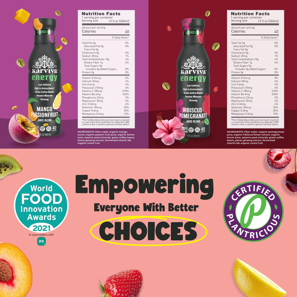 KARVIVA pack en mesa de desayuno saludable, integra al estilo de vida