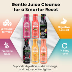 KARVIVA textura del jugo Detox, muestra color y consistencia natural