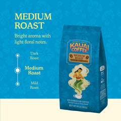 Kauai Coffee taza de café preparado mostrando sabor brillante