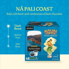 Kauai Coffee etiqueta de origen que resalta autenticidad hawaiana