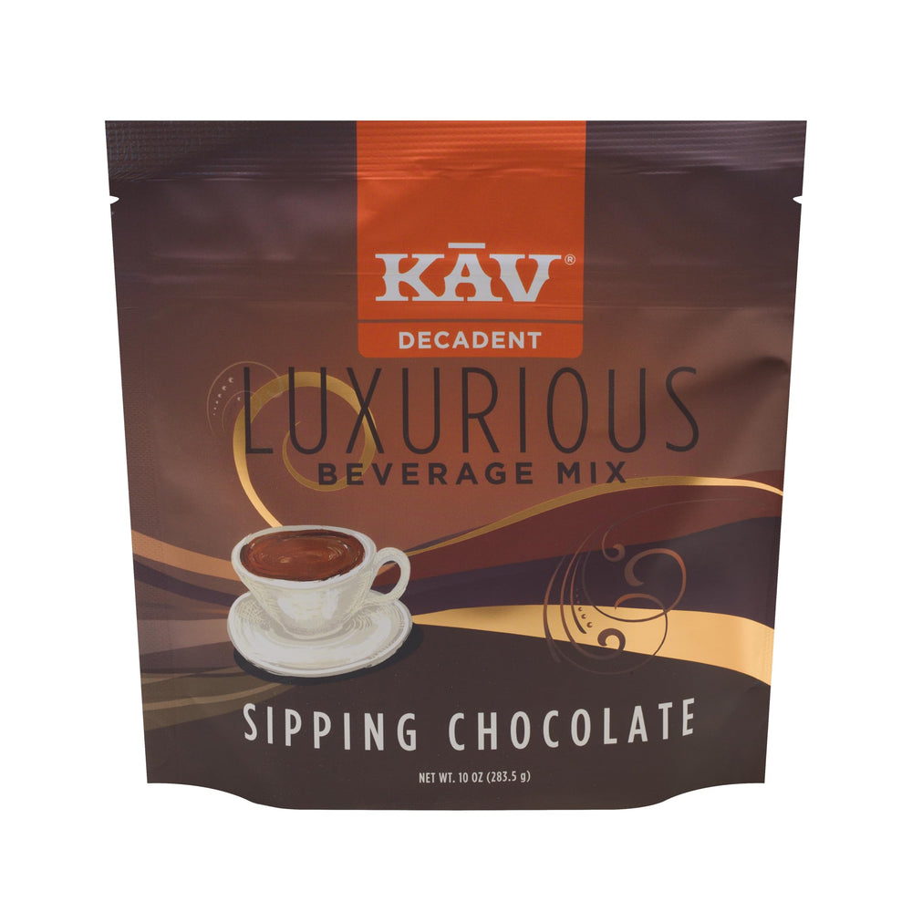 KAV empaque frontal mostrando mezcla de chocolate y atractivo vistoso