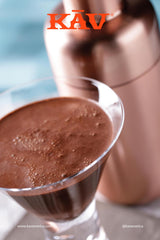 KAV taza humeante de chocolate para beber que reconforta y calienta