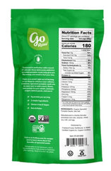 KD Chocolates primer plano textura crujiente de semillas germinadas con sal