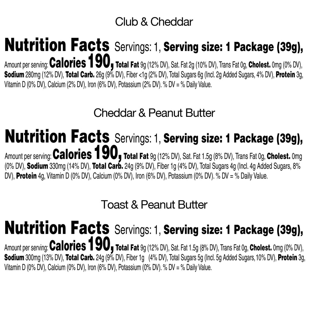 Keebler detalle de galleta abierta con cheddar, muestra el relleno cremoso