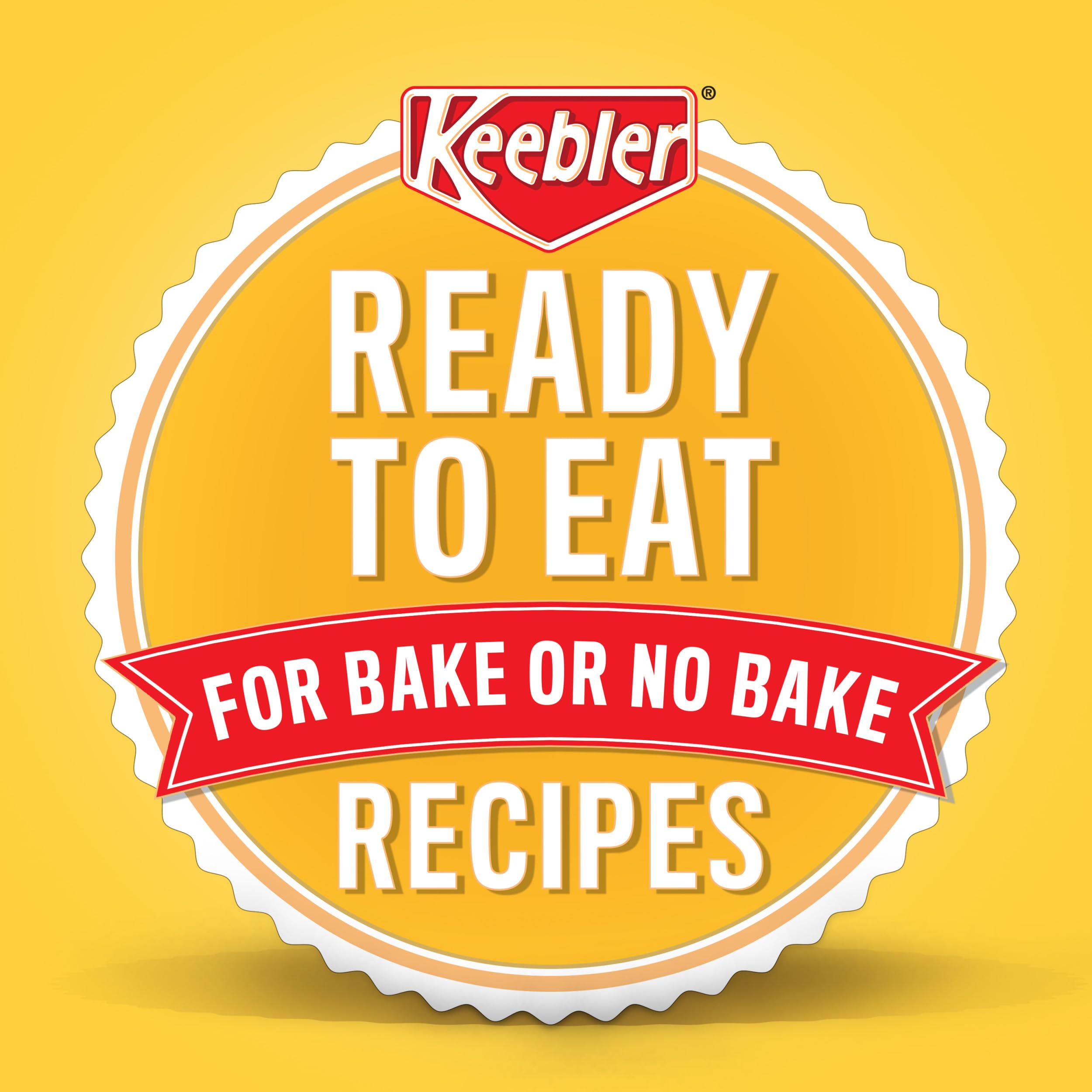 Keebler moldes en bandeja mostrando escala y cantidad práctica