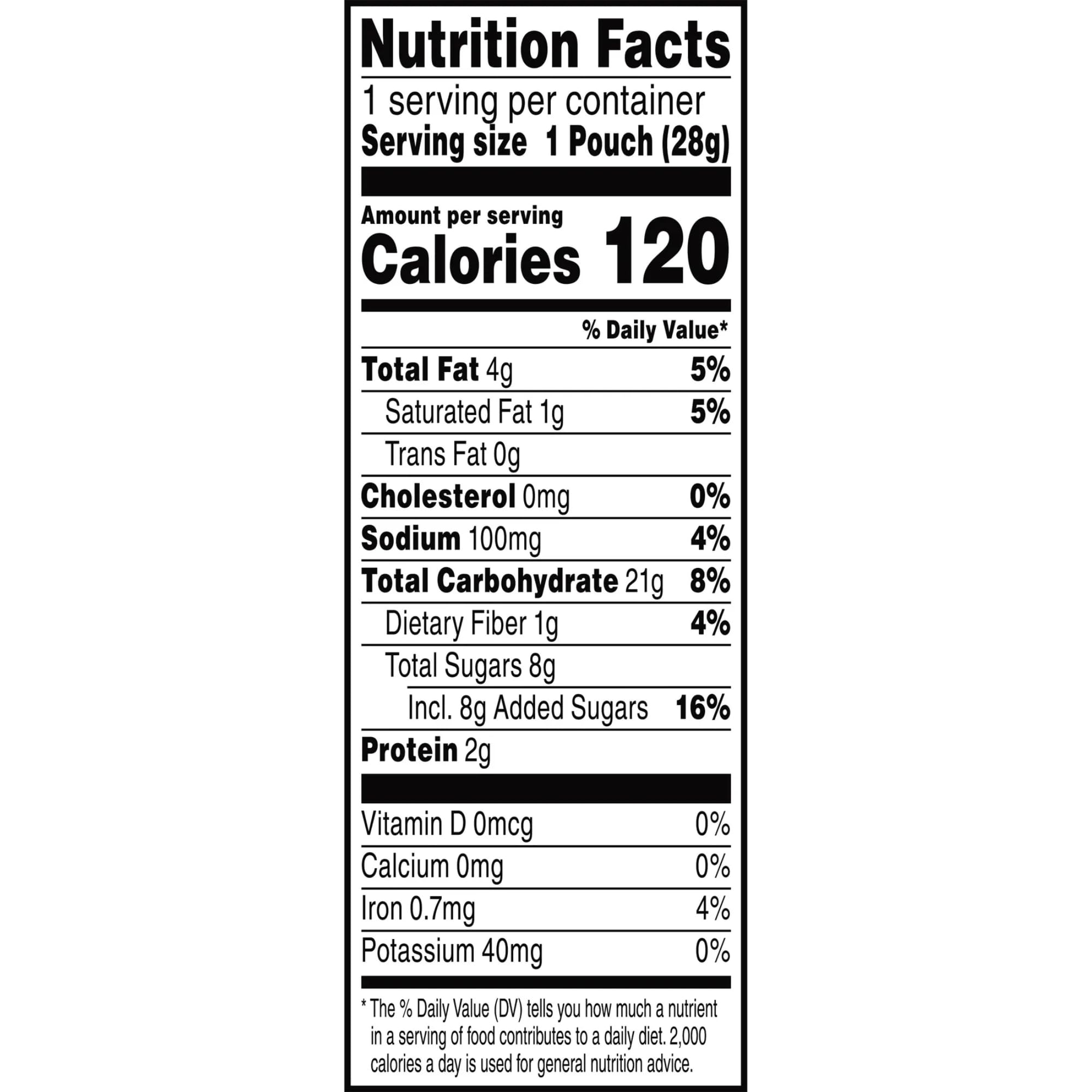 Kellogg's bolsita abierta con galletas, práctico snack para llevar