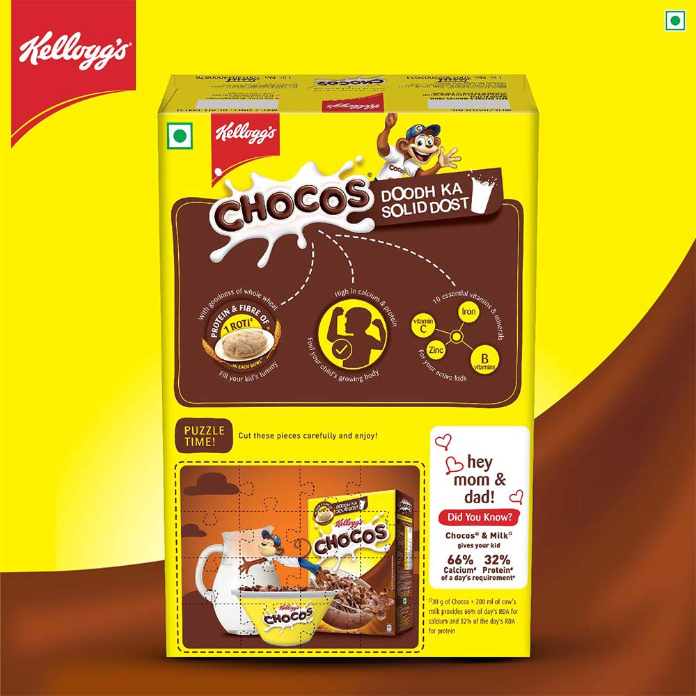 Kellogg's detalle de hojuelas integrales con cobertura de cacao beneficioso
