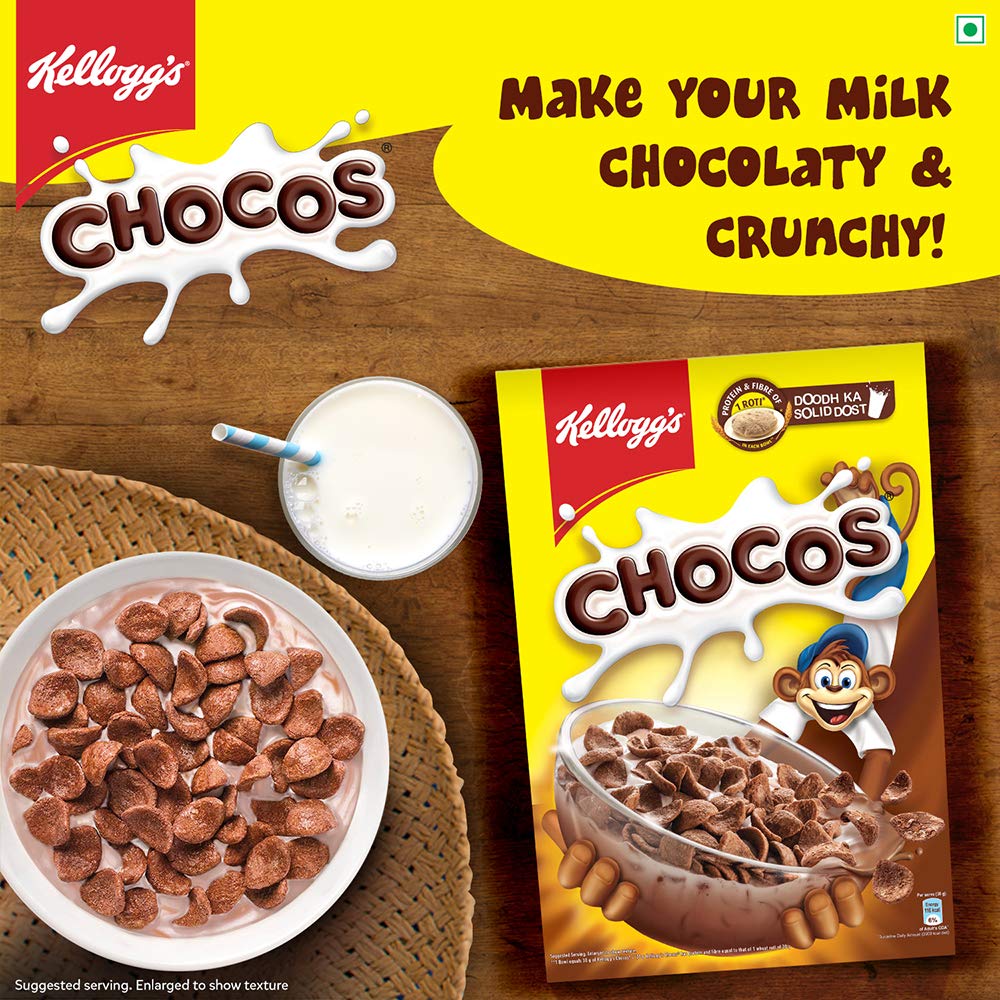 Kellogg's etiqueta de ingredientes y datos del producto informativos