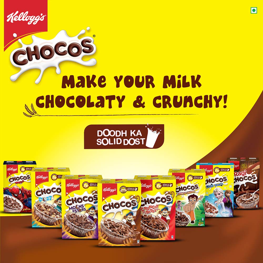 Kellogg's porción en mano como snack práctico y portátil
