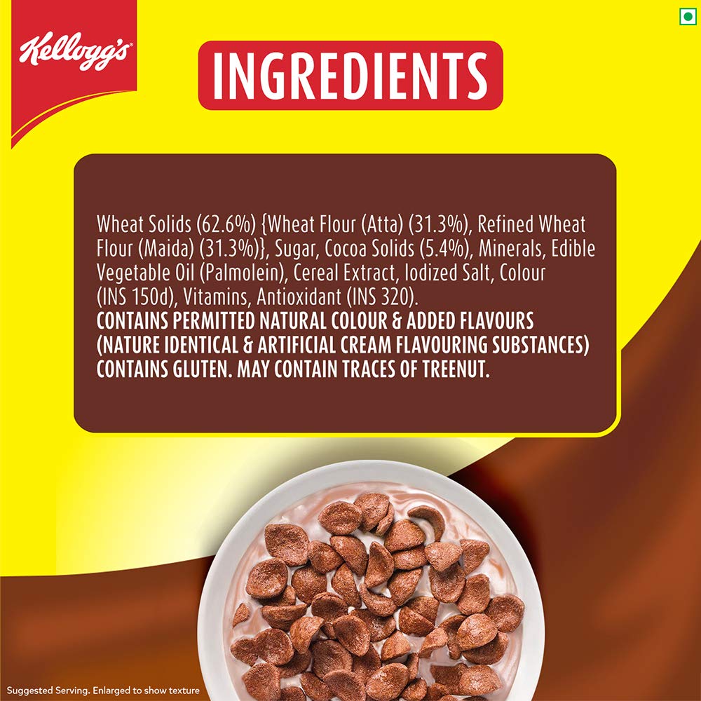 Kellogg's textura cercana mostrando crocancia y consistencia estable