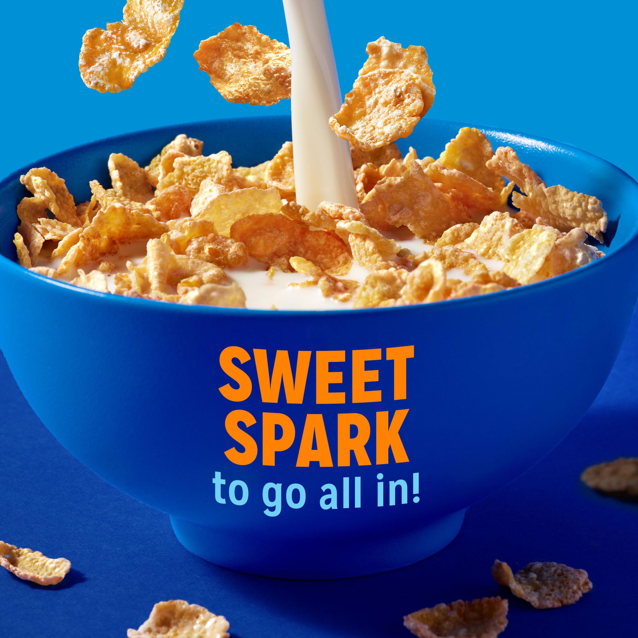 Kellogg's en tazón con leche mostrando sabor clásico y consumo fácil