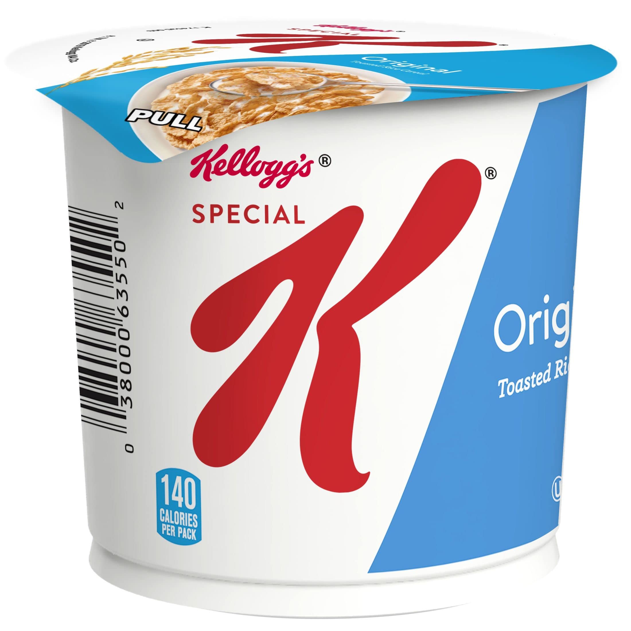 Kellogg's Special K usado como topping crujiente en yogur