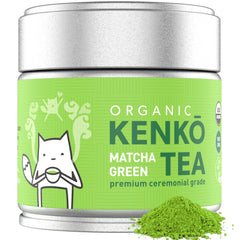 KENKO Matcha Green vista frontal del envase, presentación premium y fresca