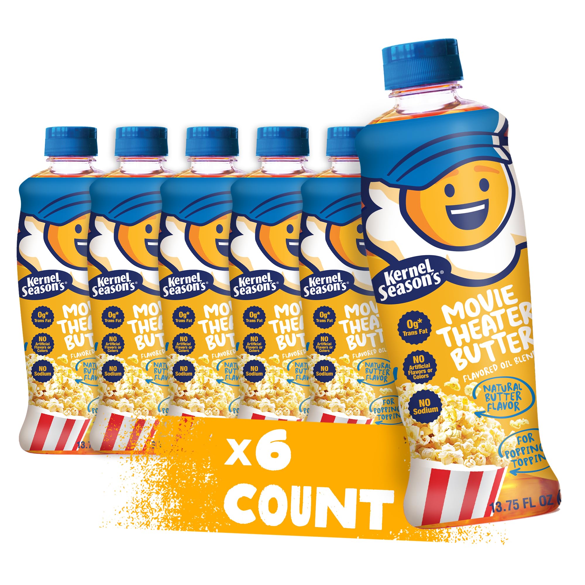 Kernel Season's frasco frontal mostrando etiqueta clara y tamaño práctico