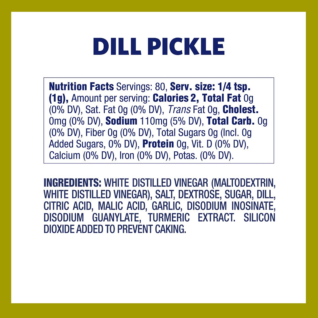Kernel Season's textura en polvo Dill Pickle lista para espolvorear