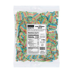 Kervan frontal-paquete bolsa de 2 lb mostrando cintas multicolor, ideal para compartir