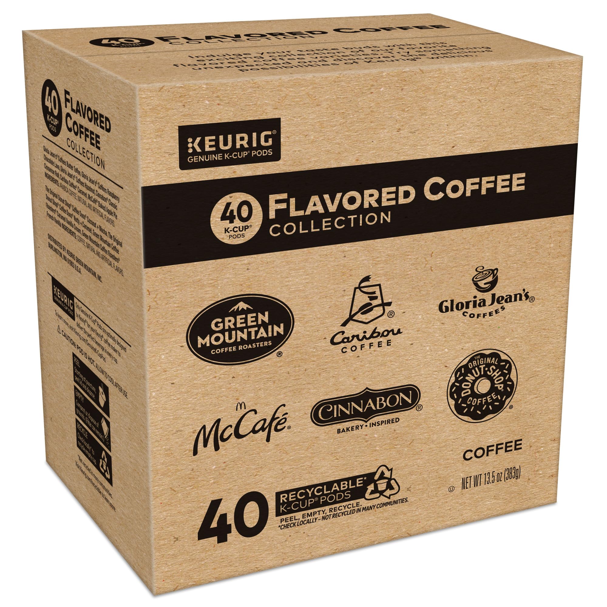 Keurig cápsula insertada en cafetera para preparación rápida