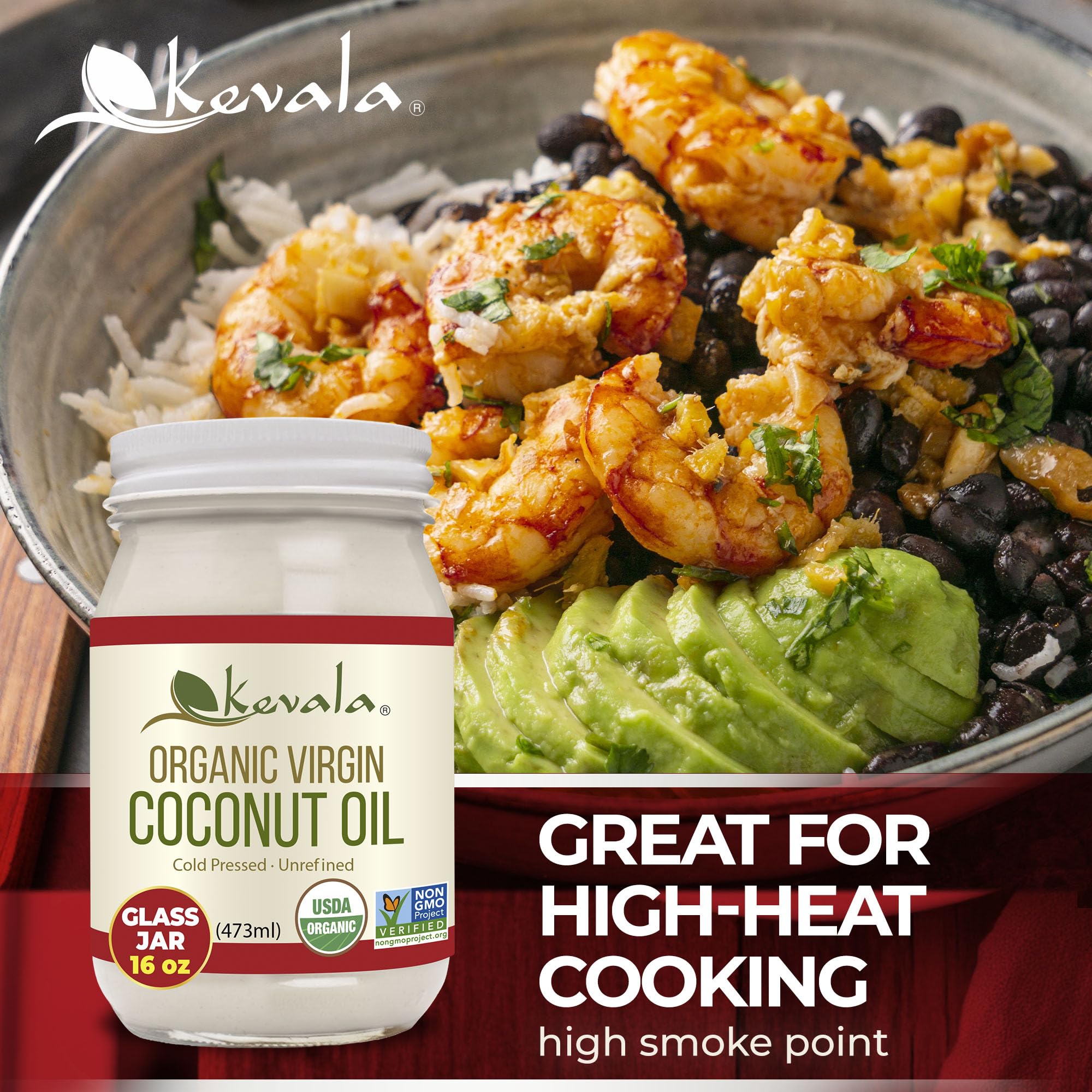 kevala aplicación en cabello con brillo y nutrición visible