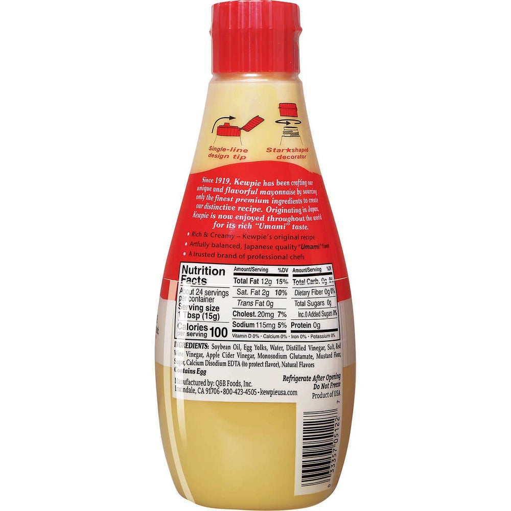 Kewpie textura en cuchara, demuestra cremosidad y fácil untado