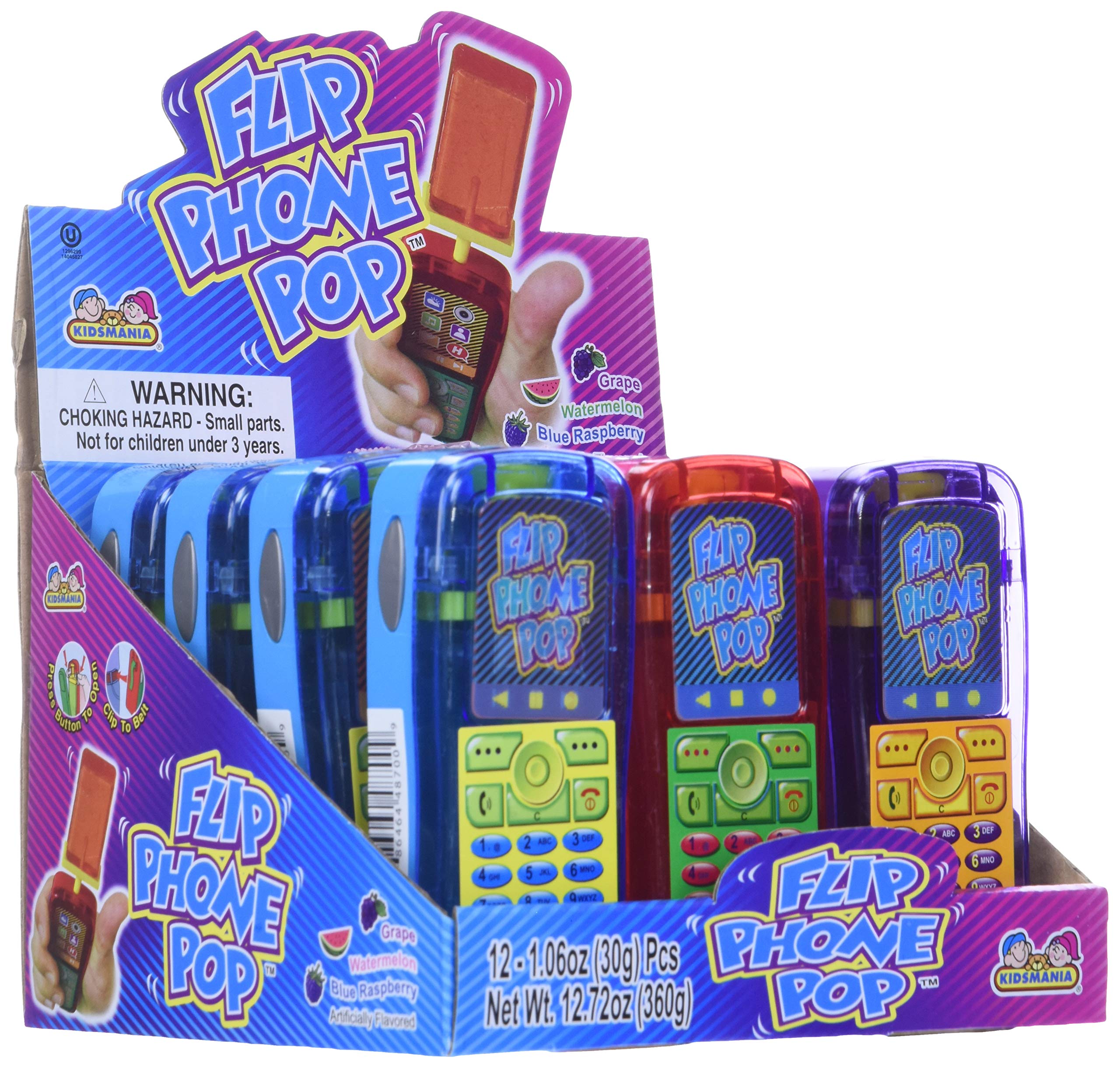 Kidsmania empaque abierto con paletas listas para servir en evento