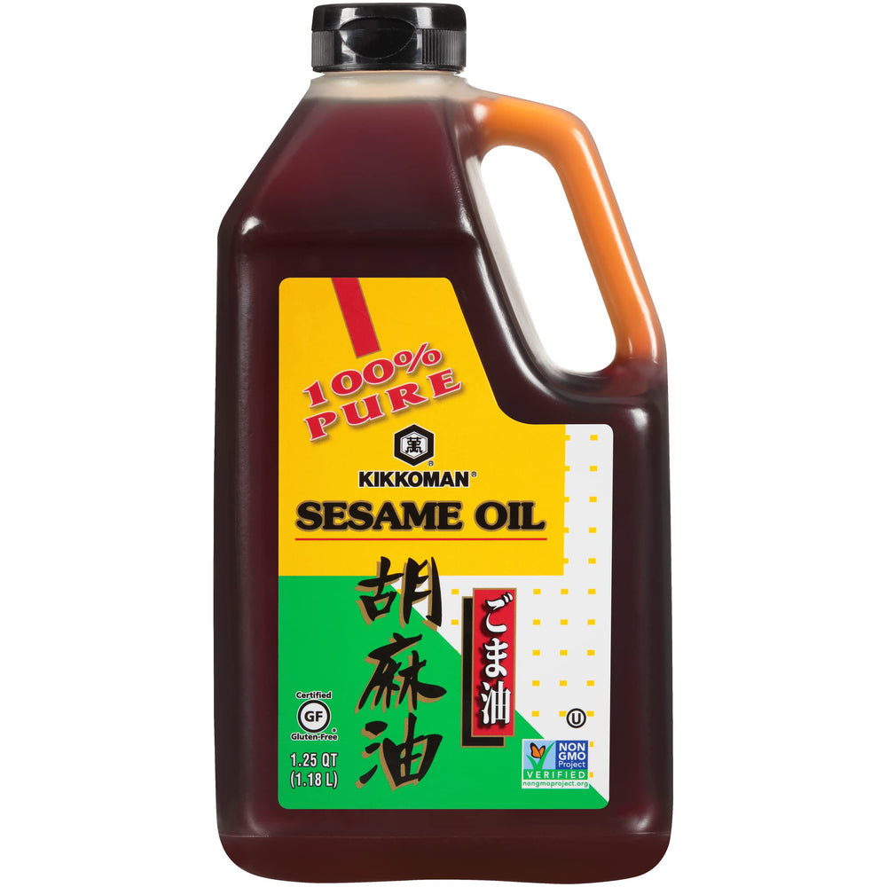 Kikkoman aceite usado para saltear verduras, mejora el sabor de platos
