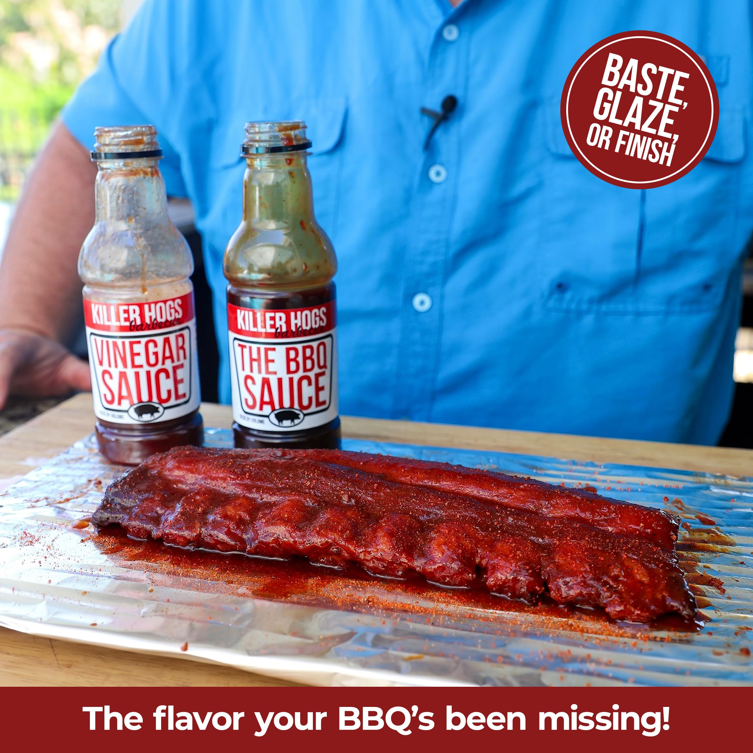 Killer Hogs salsa BBQ textura espesa ideal para glasear carnes