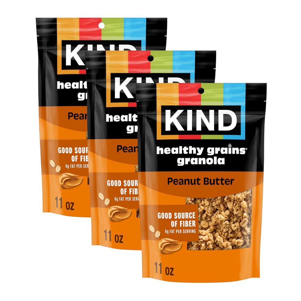 KIND paquete frente mostrando diseño y beneficios nutricionales