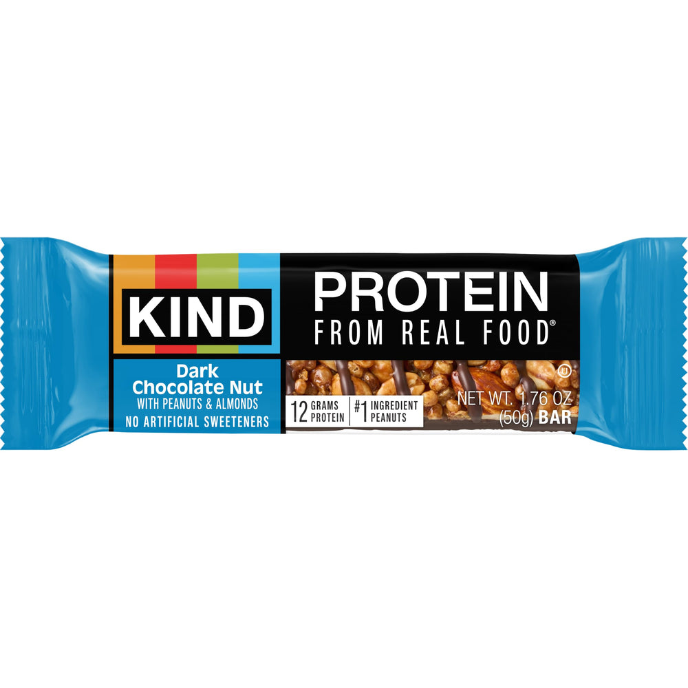 KIND ingredientes visibles nueces y chocolate para mejor transparencia