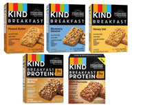 KIND pack variado frontal mostrando cajas y total de 40 barras, conveniencia inmediata