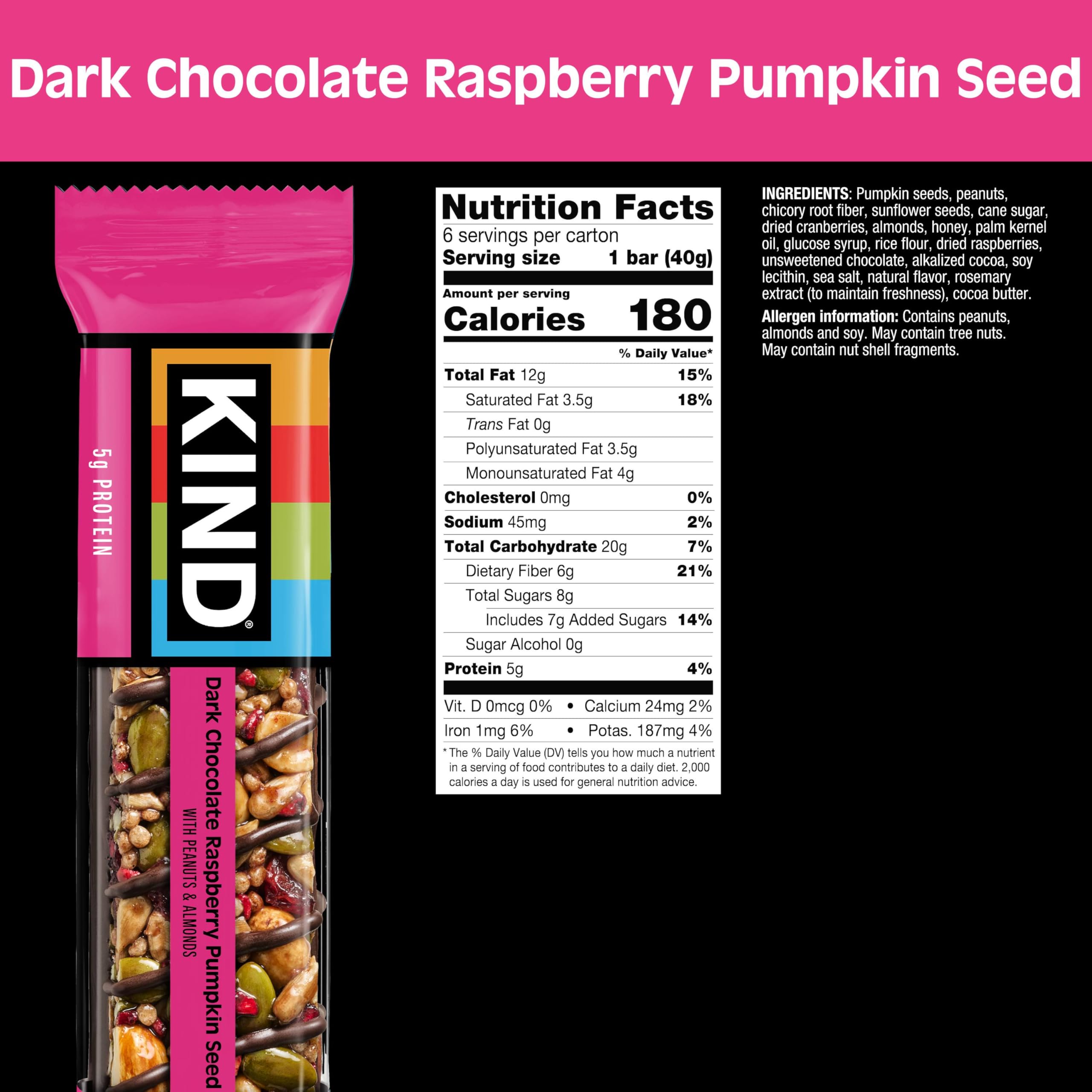 KIND primer plano de semillas de calabaza mostrando textura crujiente y aporte nutritivo