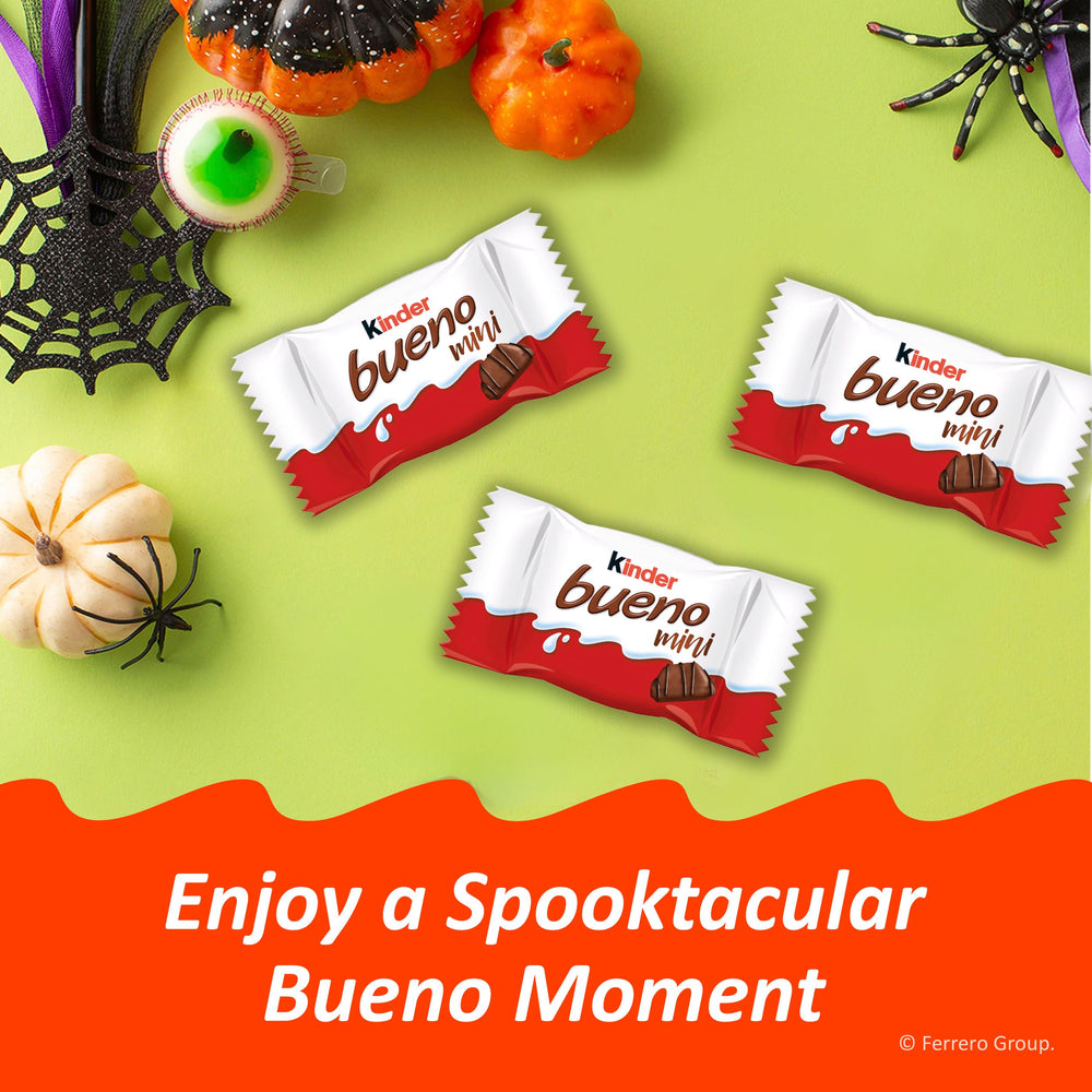 Kinder Bueno detalle de oblea crujiente para apreciar la textura y frescura