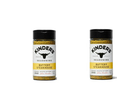 KINDER'S frasco frontal Buttery Steakhouse mostrando diseño y uso fácil