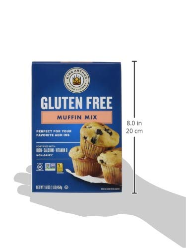 King Arthur porciones de muffin en mesa para desayuno rápido