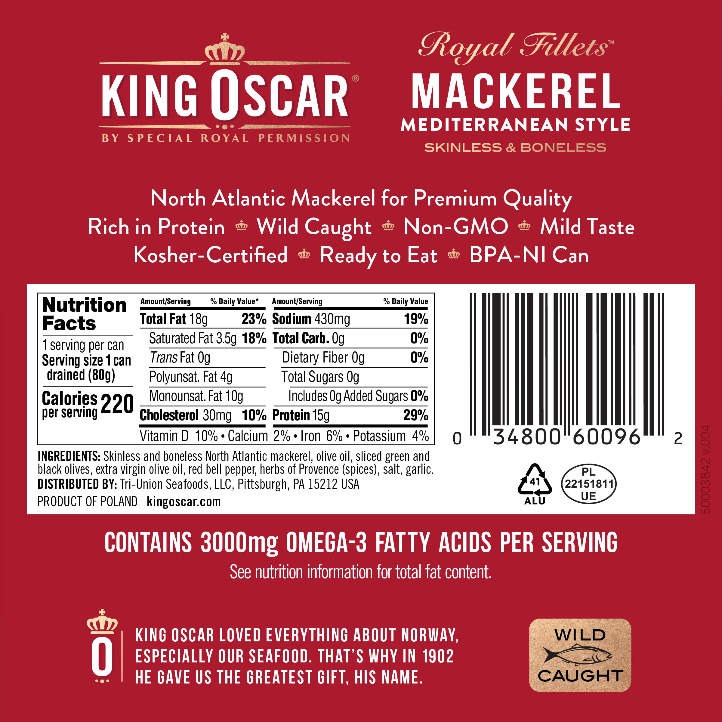 King Oscar detalle de filetes en aceite resaltando textura suave