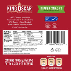 King Oscar primer plano de filete en aceite que resalta textura suave