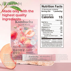 KKOKDAM polvo de kombucha textura fina para disolución rápida