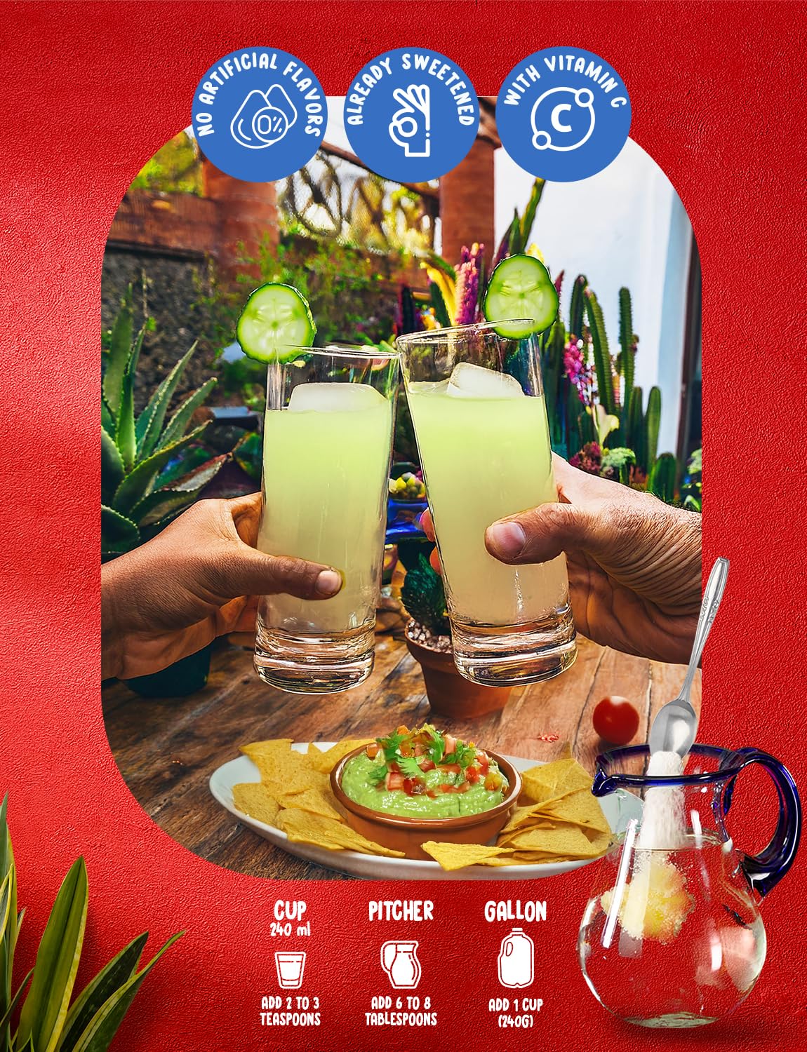 Klass Aguas Frescas bolsa resellable abierta conservando frescura y porciones